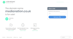 Desktop Screenshot of medianation.co.uk