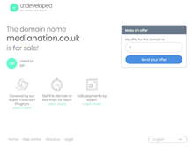 Tablet Screenshot of medianation.co.uk
